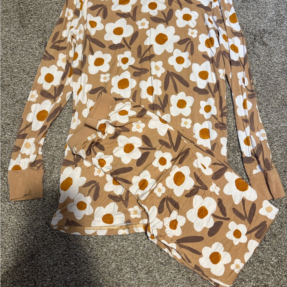 Little Sleepies Daisy Daydream 2 Piece Long Sleeve Pajama Set